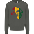 African Black History Month Lives Matter Juneteenth Kids Sweatshirt Jumper Storm Grey