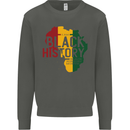 African Black History Month Lives Matter Juneteenth Kids Sweatshirt Jumper Storm Grey