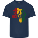 African Black History Month Lives Matter Juneteenth Kids T-Shirt Childrens Navy Blue
