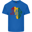 African Black History Month Lives Matter Juneteenth Kids T-Shirt Childrens Royal Blue