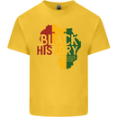 African Black History Month Lives Matter Juneteenth Kids T-Shirt Childrens Yellow