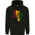 African Black History Month Lives Matter Juneteenth Mens 80% Cotton Hoodie Black