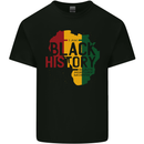 African Black History Month Lives Matter Juneteenth Mens Cotton T-Shirt Tee Top Black