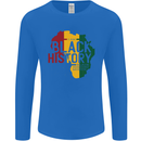 African Black History Month Lives Matter Juneteenth Mens Long Sleeve T-Shirt Royal Blue
