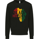 African Black History Month Lives Matter Juneteenth Mens Sweatshirt Jumper Black