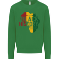 African Black History Month Lives Matter Juneteenth Mens Sweatshirt Jumper Irish Green