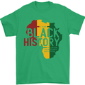 African Black History Month Lives Matter Juneteenth Mens T-Shirt 100% Cotton Irish Green
