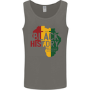 African Black History Month Lives Matter Juneteenth Mens Vest Tank Top Charcoal