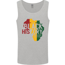 African Black History Month Lives Matter Juneteenth Mens Vest Tank Top Sports Grey