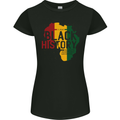 African Black History Month Lives Matter Juneteenth Womens Petite Cut T-Shirt Black