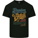 Aged to Perfection 77th Birthday 1946 Mens Cotton T-Shirt Tee Top Black