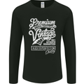 Aged to Perfection Vintage 42nd Birthday 1981 Mens Long Sleeve T-Shirt Black