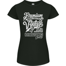 Aged to Perfection Vintage 44th Birthday 1979 Womens Petite Cut T-Shirt Black