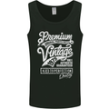 Aged to Perfection Vintage 48th Birthday 1975 Mens Vest Tank Top Black