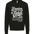 Aged to Perfection Vintage 49th Birthday 1974 Mens Sweatshirt Jumper Black