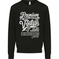 Aged to Perfection Vintage 50th Birthday 1973 Mens Sweatshirt Jumper Black