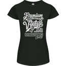 Aged to Perfection Vintage 53rd Birthday 1970 Womens Petite Cut T-Shirt Black