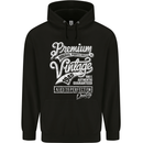 Aged to Perfection Vintage 78th Birthday 1945 Mens 80% Cotton Hoodie Black
