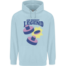 Air Hockey Legend Funny Childrens Kids Hoodie Light Blue