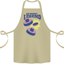 Air Hockey Legend Funny Cotton Apron 100% Organic Khaki