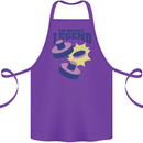 Air Hockey Legend Funny Cotton Apron 100% Organic Purple