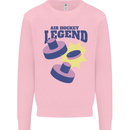 Air Hockey Legend Funny Kids Sweatshirt Jumper Light Pink
