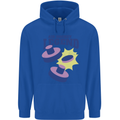 Air Hockey Legend Funny Mens 80% Cotton Hoodie Royal Blue
