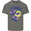 Air Hockey Legend Funny Mens Cotton T-Shirt Tee Top Charcoal