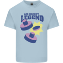 Air Hockey Legend Funny Mens Cotton T-Shirt Tee Top Light Blue