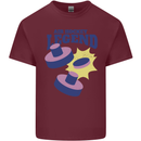 Air Hockey Legend Funny Mens Cotton T-Shirt Tee Top Maroon
