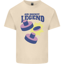 Air Hockey Legend Funny Mens Cotton T-Shirt Tee Top Natural