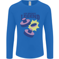 Air Hockey Legend Funny Mens Long Sleeve T-Shirt Royal Blue
