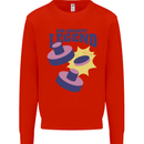 Air Hockey Legend Funny Mens Sweatshirt Jumper Bright Red