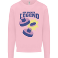 Air Hockey Legend Funny Mens Sweatshirt Jumper Light Pink