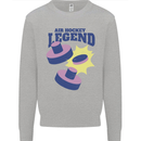 Air Hockey Legend Funny Mens Sweatshirt Jumper Sports Grey