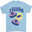 Air Hockey Legend Funny Mens T-Shirt 100% Cotton Light Blue