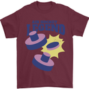 Air Hockey Legend Funny Mens T-Shirt 100% Cotton Maroon
