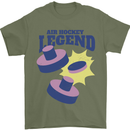 Air Hockey Legend Funny Mens T-Shirt 100% Cotton Military Green