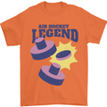 Air Hockey Legend Funny Mens T-Shirt 100% Cotton Orange
