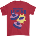 Air Hockey Legend Funny Mens T-Shirt 100% Cotton Red