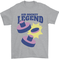 Air Hockey Legend Funny Mens T-Shirt 100% Cotton Sports Grey