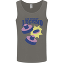 Air Hockey Legend Funny Mens Vest Tank Top Charcoal