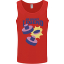 Air Hockey Legend Funny Mens Vest Tank Top Red