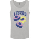 Air Hockey Legend Funny Mens Vest Tank Top Sports Grey