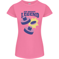 Air Hockey Legend Funny Womens Petite Cut T-Shirt Azalea