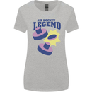 Air Hockey Legend Funny Womens Wider Cut T-Shirt Sports Grey