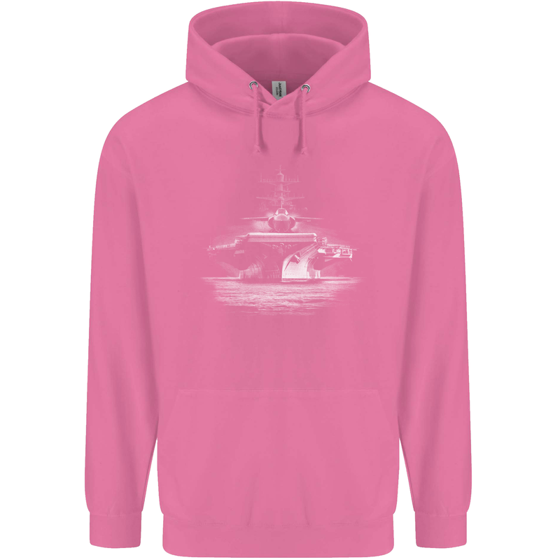 Aircraft Carrier Royal Navy Ship Sailor Childrens Kids Hoodie Azalea