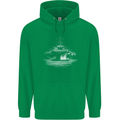 Aircraft Carrier Royal Navy Ship Sailor Childrens Kids Hoodie Irish Green