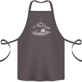 Aircraft Carrier Royal Navy Ship Sailor Cotton Apron 100% Organic Dark Grey
