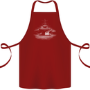 Aircraft Carrier Royal Navy Ship Sailor Cotton Apron 100% Organic Maroon